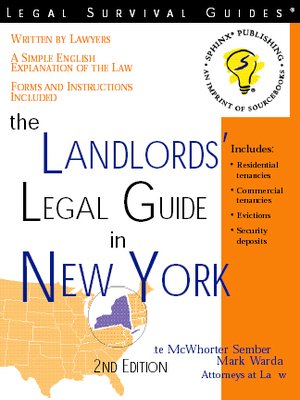 cover image of The Landlord's Legal Guide in New York